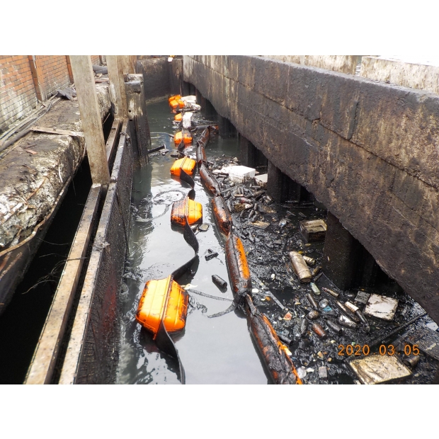 永久固定式攔油索